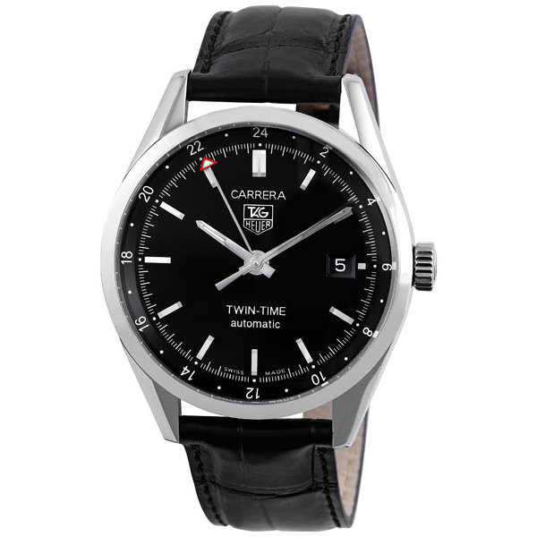Tag Heuer Carrera WW2115 FC6180 Black Dial Automatic Mens Watch
