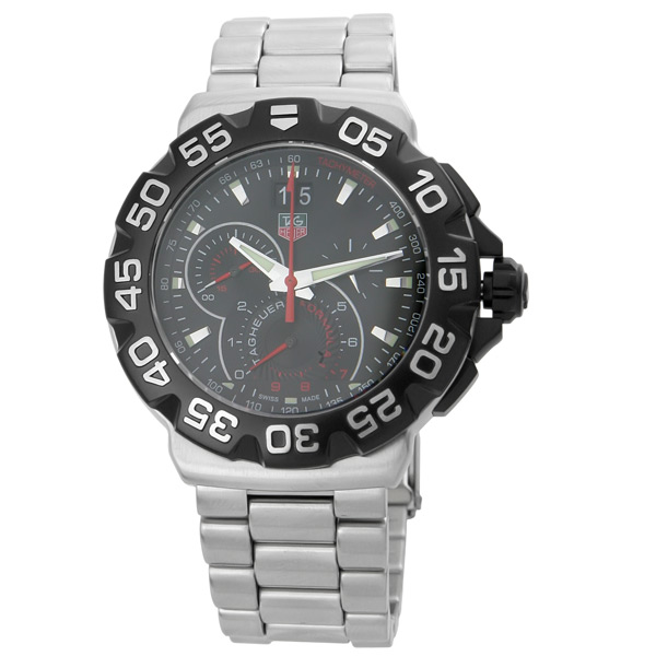 Tag Heuer Formula 1 Quartz Sports Chronograph - Carbon Case, Black Face, 41mm