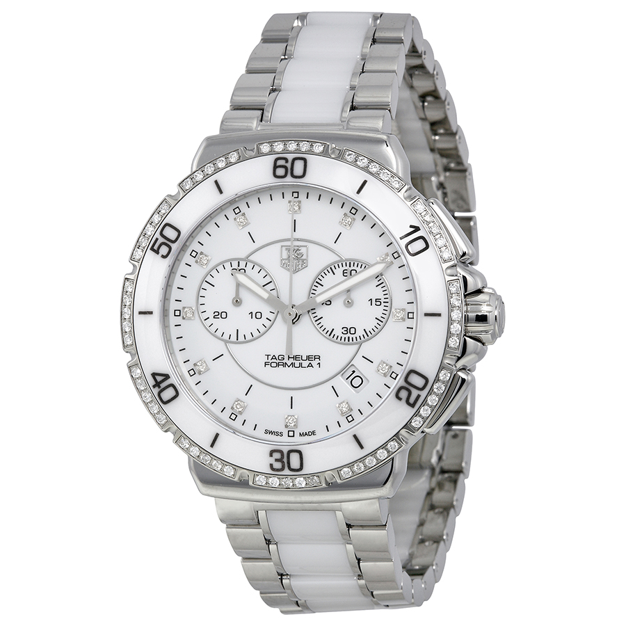 Tag Heuer Formula 1 CAH1213.BA0863 Imitation White Ceramic Auto Chronograph Watch