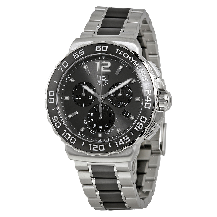 Tag Heuer Formula 1 Swiss Clone CAU1115.BA0869 Automatic Jet Black Face 200m Water-Resistant Watch