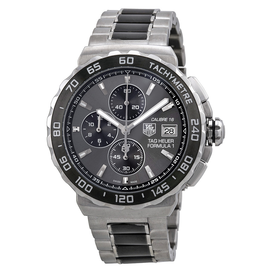 Tag Heuer Formula 1 Clone 41mm CAU2010.BA0873 Automatic Jet Black Dial Waterproof Watch