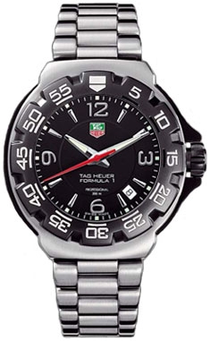 Tag Heuer Formula 1 Black Imitation Automatic Racer Watch - 43mm Steel Bezel