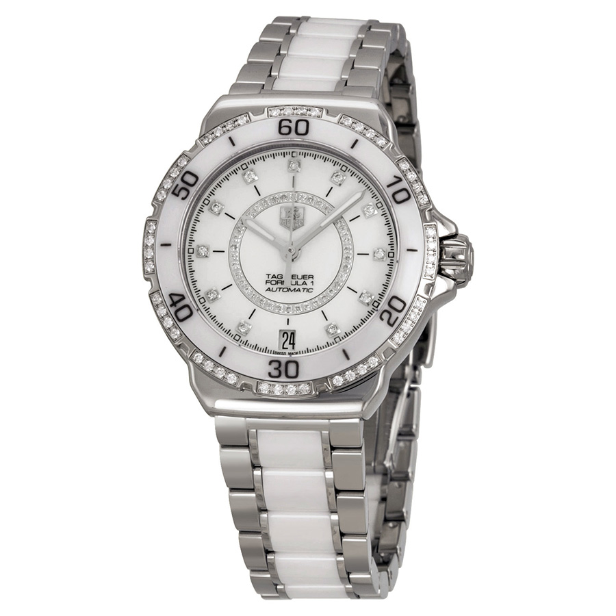 Tag Heuer Formula 1 Imitation Automatic Silver Dial 43mm Sports Watch