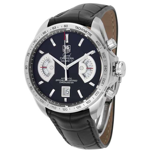Tag Heuer Grand Carrera CAV511A Clone Automatic Chronograph Steel Blue Face Watch