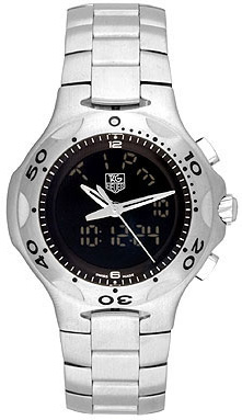 Tag Heuer Kirium CL111A.BA0700 Automatic Chrono Steel & Black Dial Watch