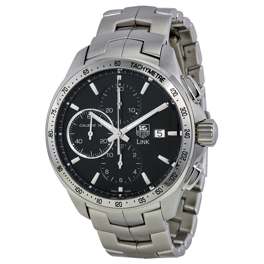 Tag Heuer Link CAT2010.BA0952 Mens Watch - Classic Sport Chronograph Automatic Blue Face Steel Case