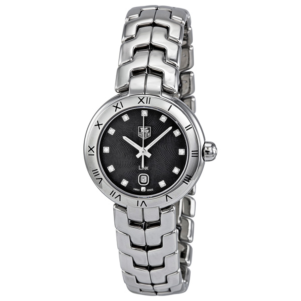 Tag Heuer Link Automatic Diamond Accent Stainless Steel Lady's Watch