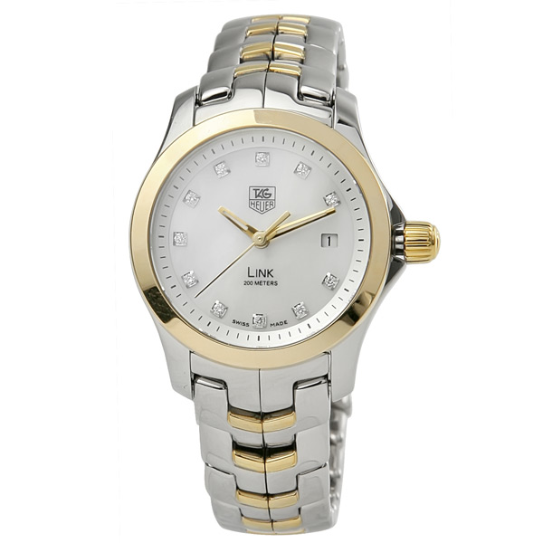 Tag Heuer Link Automatic Steel Watch with Blue Dial & Bracelet