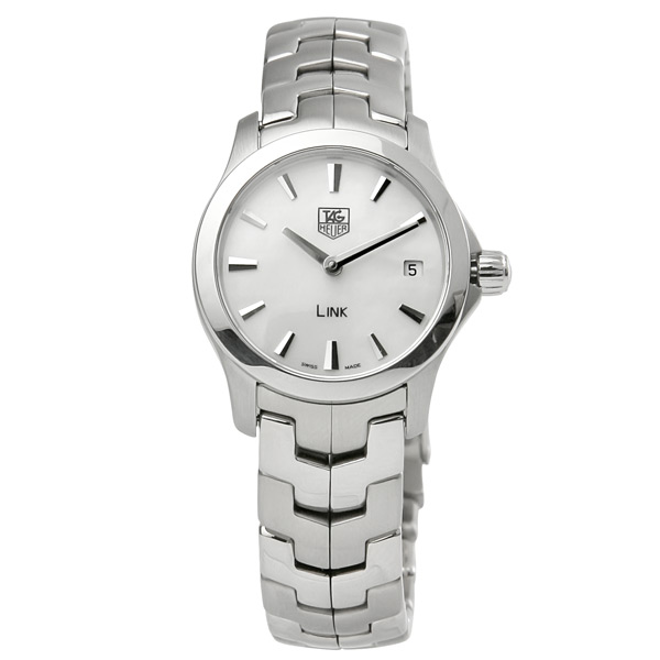 Tag Heuer Link Lady's Watch - Swiss Automatic - Rose Gold Accents - Black Dial - 32mm - Elegant Timepiece