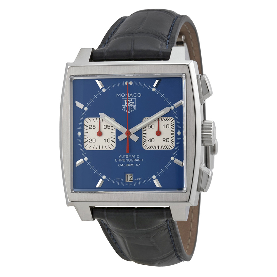 Tag Heuer Monaco Blue Steel Chronograph Clone Watch