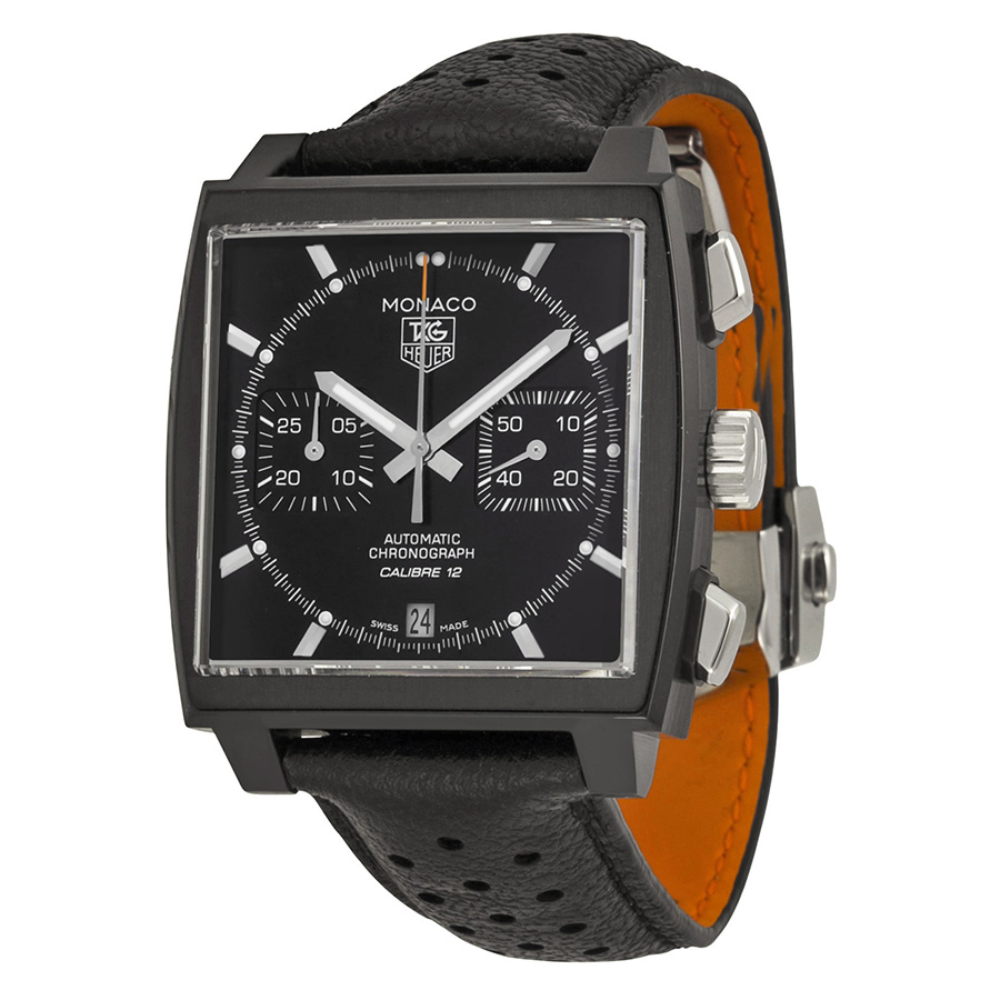 Tag Heuer Monaco CAW211M.FC6324 Imitation Automatic Chronograph 40mm Steel & Black Dial Watch