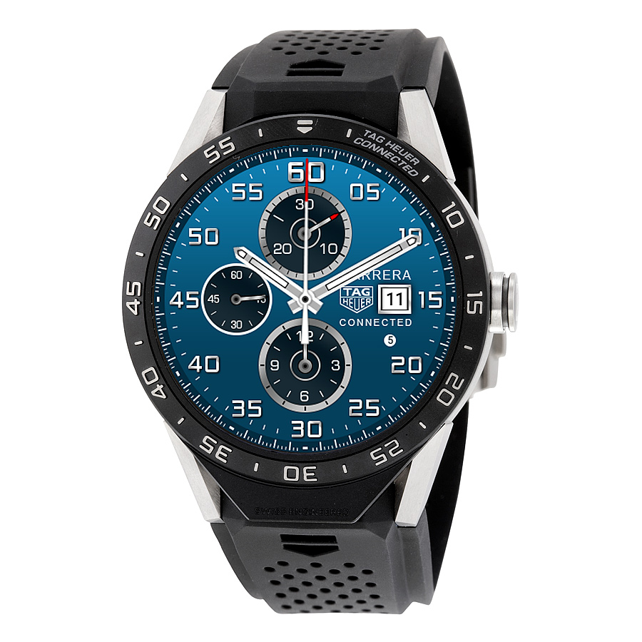 Titanium Grade 2 Tag Heuer Automatic Dive Watch - Black Face - 43mm
