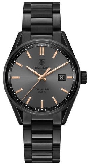 Tag Heuer Swiss Clone Automatic Chronograph Black Dial 45mm Watch