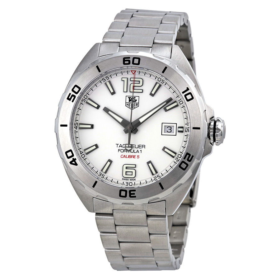Tag Heuer WAZ2114.BA0875 Imitation Auto Chronograph Dive Watch - Stainless Steel Case, Black Dial