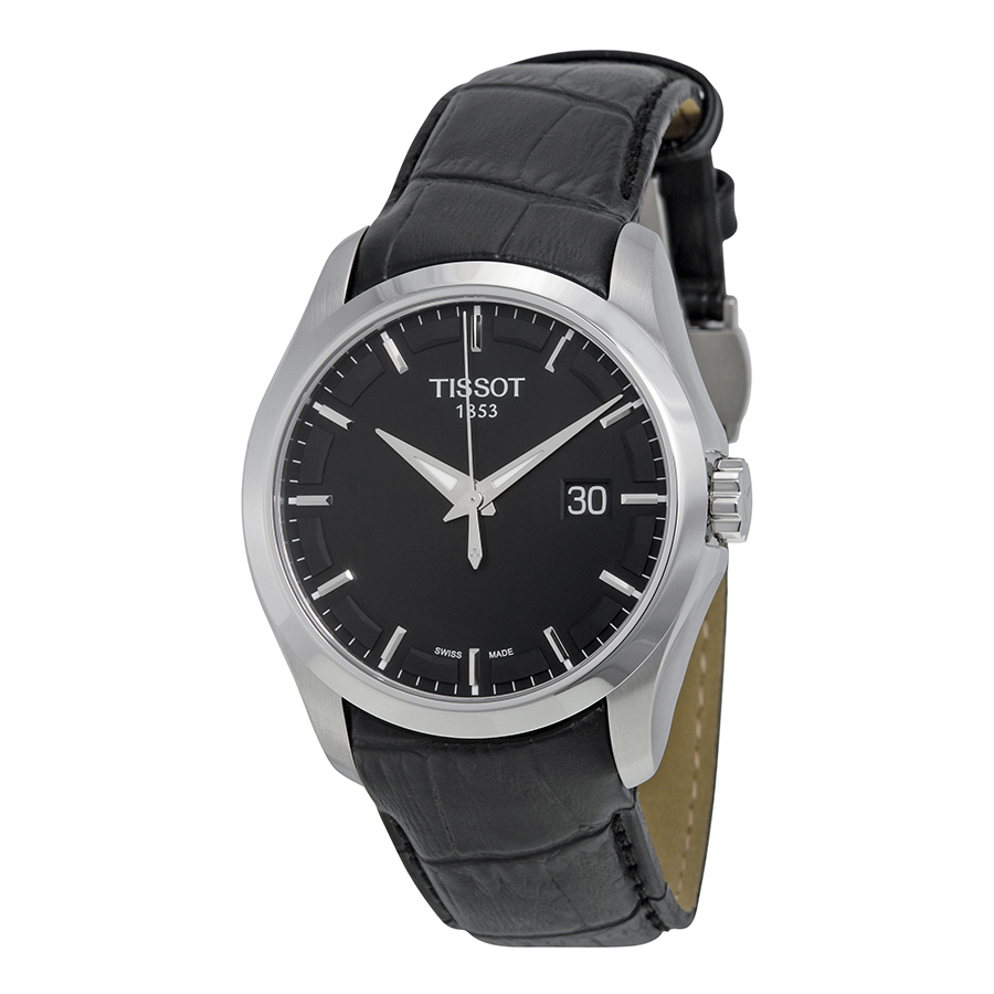 Tissot Couturier Chronograph Black Jet Black Dial Automatic Water-Resistant 40mm Watch