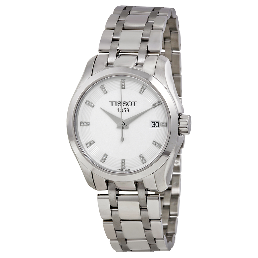 Tissot Couturier Classic Chronograph Silver Dial 43mm Replica Watch