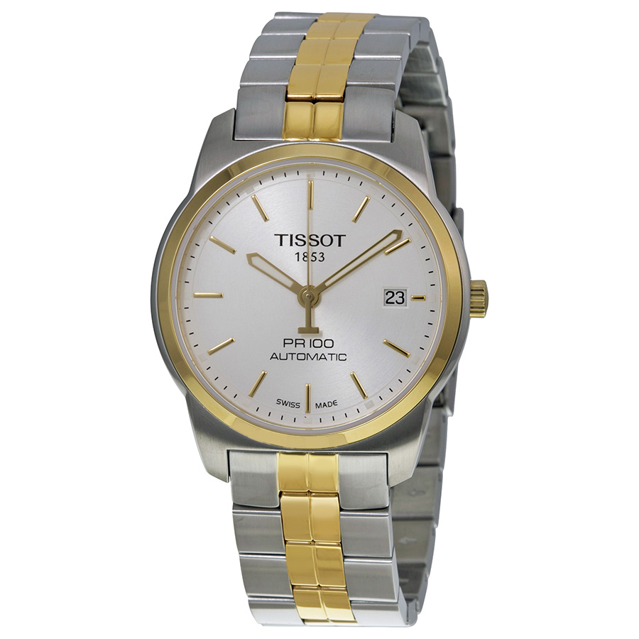 Tissot PR 100 Diver 300m Swiss Steel Automatic Silver Face Clone Watch
