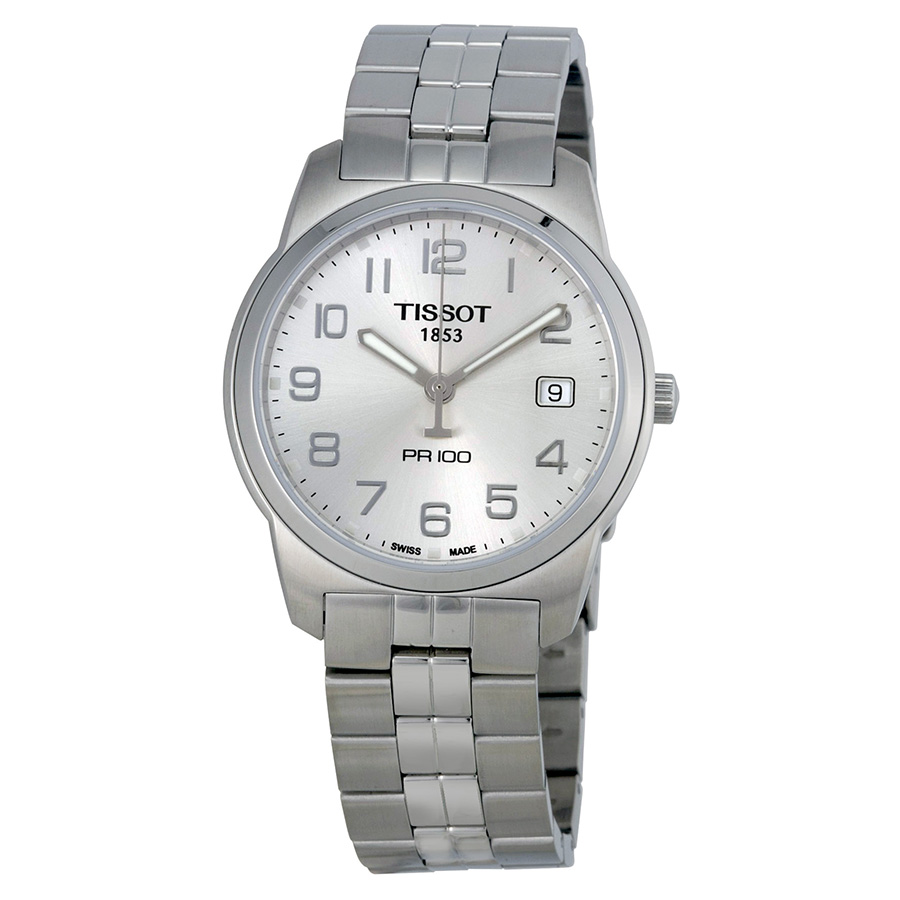 Tissot PR100 Diver Chrono Silver Steel Automatic 300m Water Resistant Watch