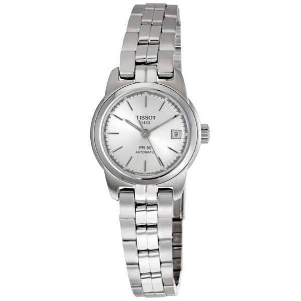 Tissot PR 50 Swiss Chronograph Dive Watch - Stainless Steel Case - Black Dial - 200m Water Resistant