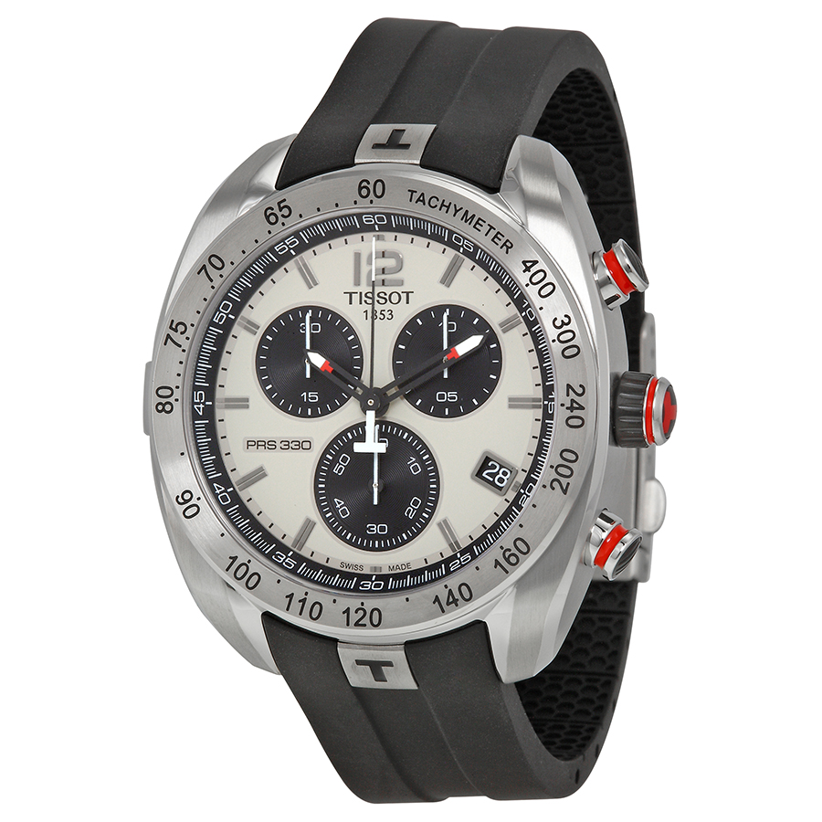 Tissot PRS 330 T0764171708700 Imitation Swiss Chronograph Dive Watch - Stainless Steel Case with Black Dial