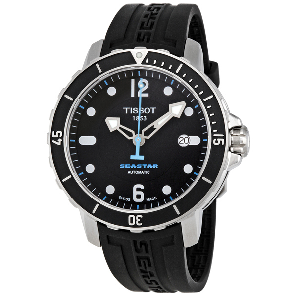 Tissot Seaster Diver 300m Automatic Blue Face Steel Mens Watch