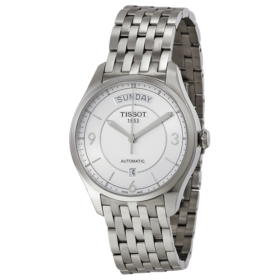 Tissot T-Classic Chronograph Stainless Steel Jet Black Face Automatic Watch