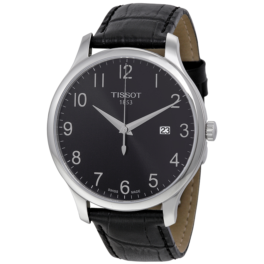 Tissot T-Classic Timepiece Black Dial Automatic Mens Watch