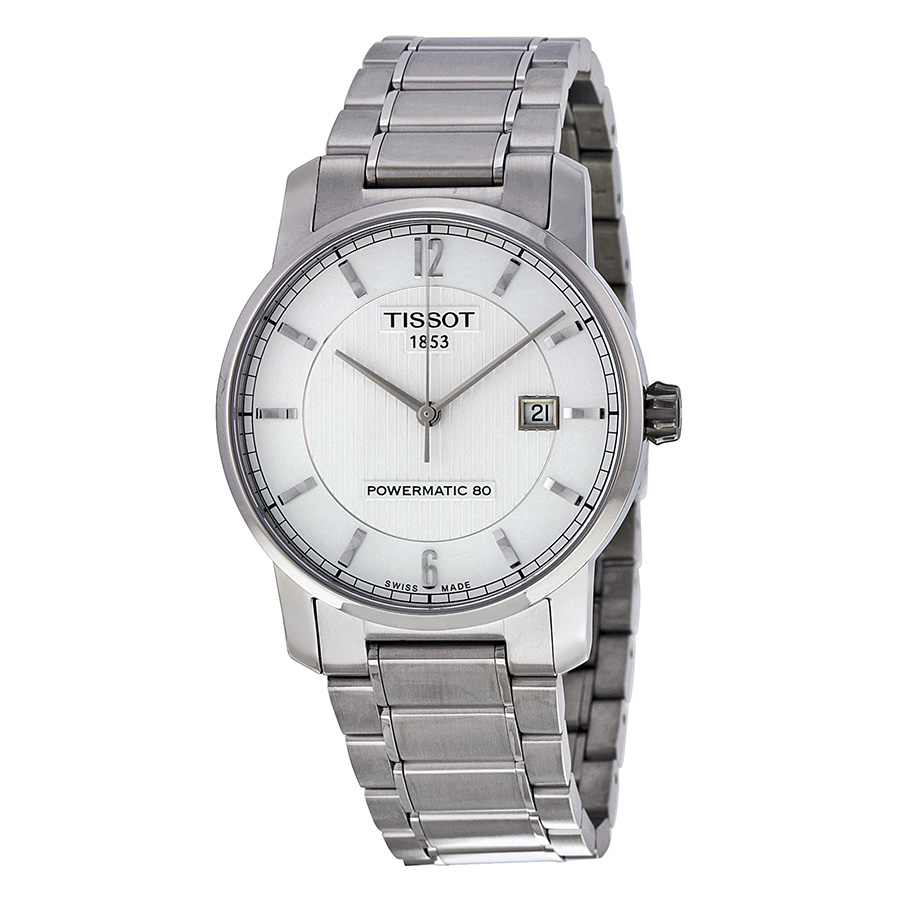 Tissot T-Classic Titanium Chronograph Watch - Elegant Timepiece