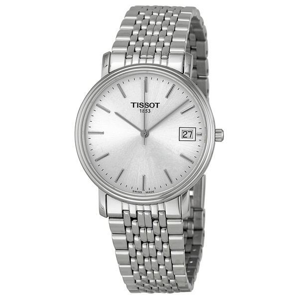 Tissot T-Classic Swiss Elegance Automatic Silver Tone 42mm Watch