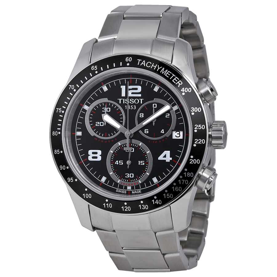 Tissot T-Sport Chronograph Swiss Automatic Silver Dial Steel Watch