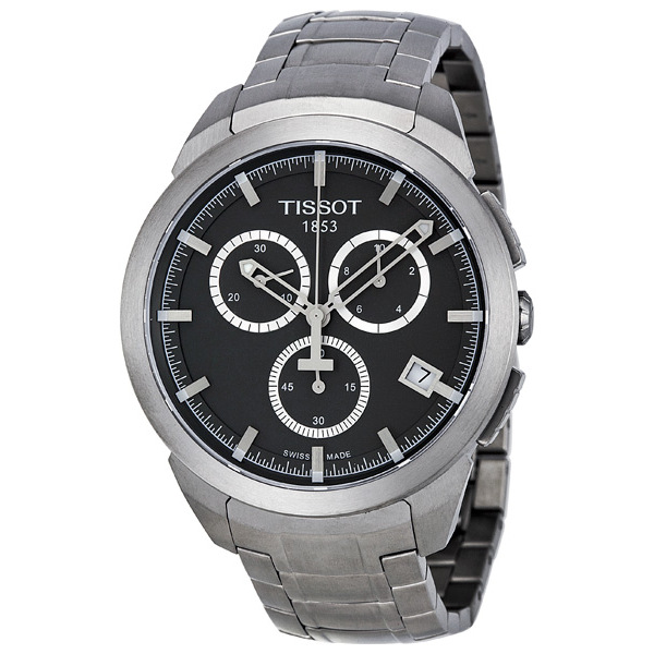Tissot T-Sport Swiss Clone 41mm Steel Case Black Dial Automatic Watch