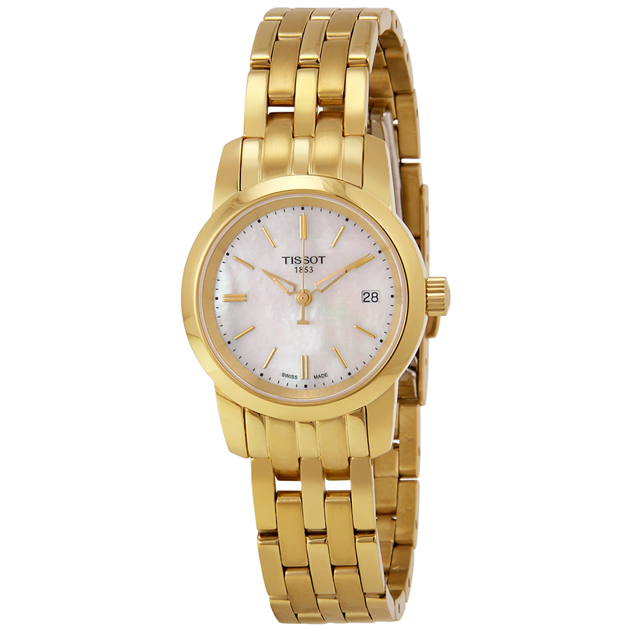 Tissot T033.210.33.111.00 Imitation Swiss Ladies Watch - Stainless Steel, White Mother of Pearl Dial