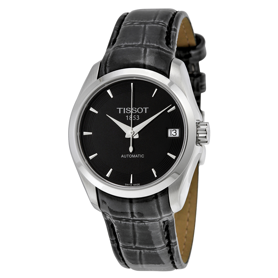Tissot T035.207.16.051.00 Auto: Swiss Crafted, Black Dial, Stainless Steel, 41mm Watch