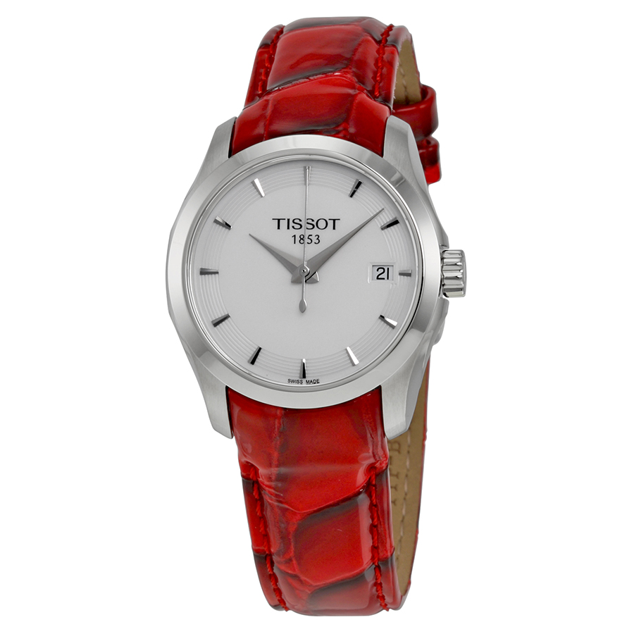 Tissot T035 Classic White Dial Stainless Steel Quartz Watch