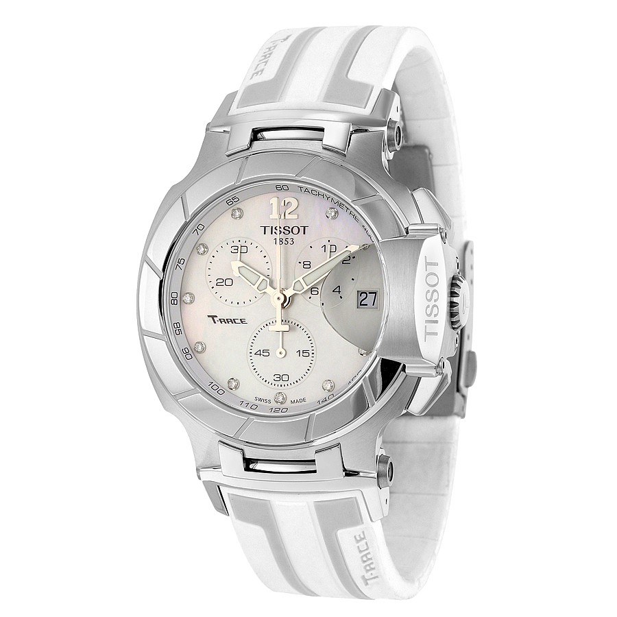 Tissot T-Sport Quartz Chronograph Black Dial Steel Watch