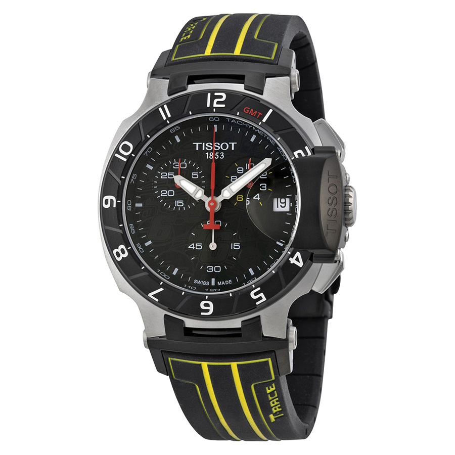 Tissot Swiss Replica Automatic Silver Case Black Dial Men's Watch