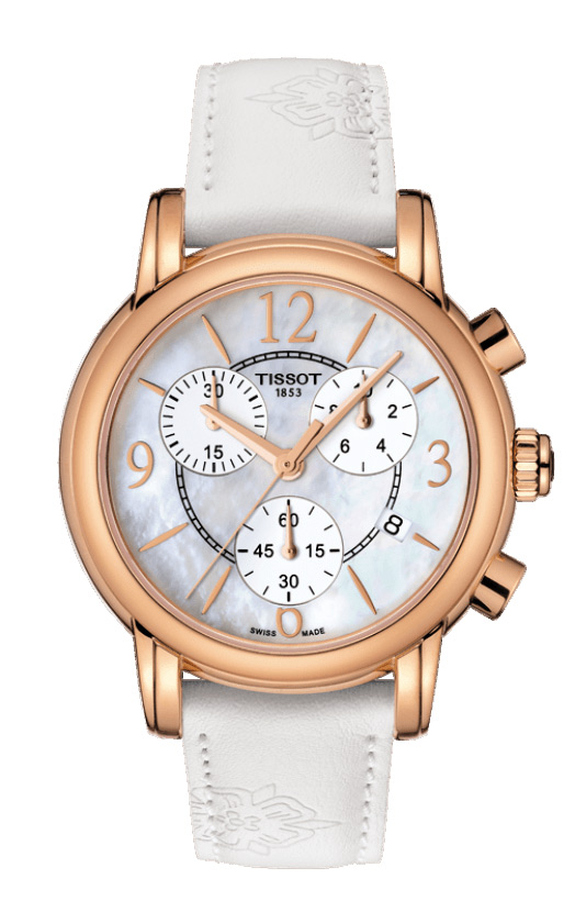 Tissot T0502173711700 Lady's Elegance Swiss Automatic Gold-Tone Watch