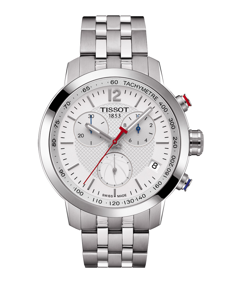 Tissot Gentleman's Chronograph 47mm Stainless Steel Silver Dial Watch
