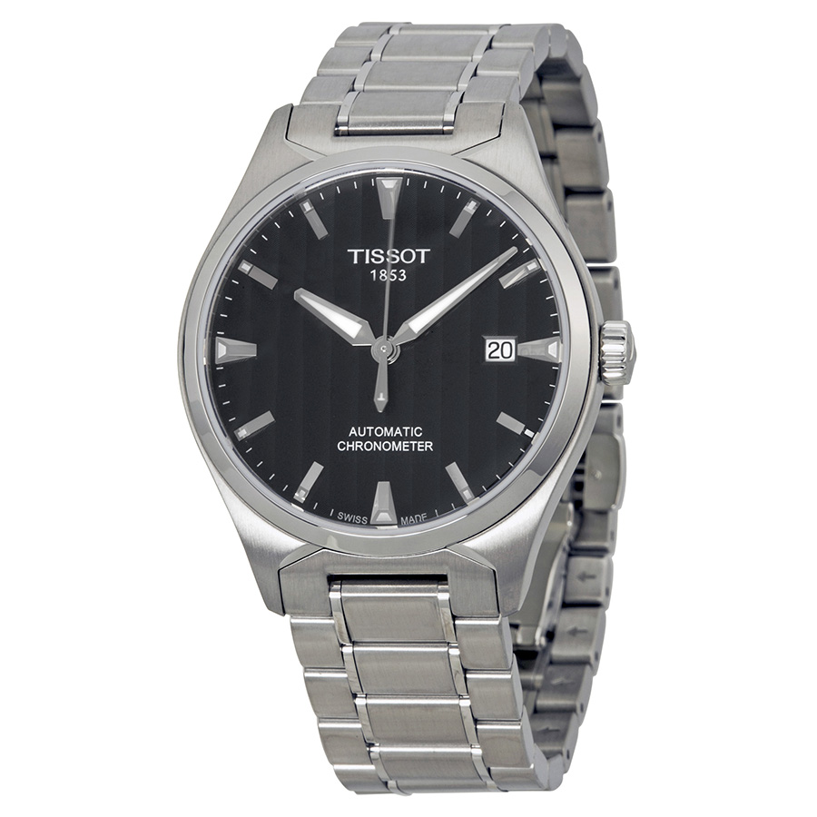 Tissot T0604081105100 Swiss Clone 43mm Automatic Steel Bezel Jet Black Watch