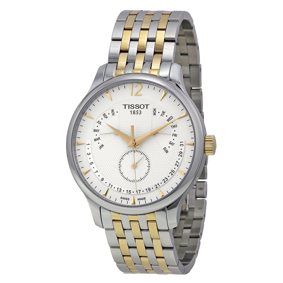 Tissot T0636372203700 Mens Watch - Swiss Automatic Chronograph - Stainless Steel Case - Black Chrono Face