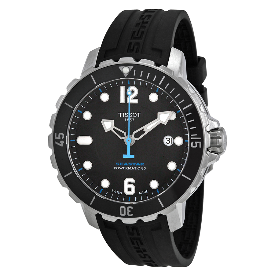 Tissot Avenger T0664071705702 Automatic Mens Dive Watch - Black Dial Water Resistant