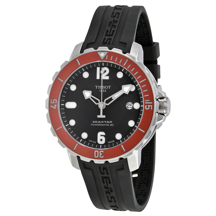 Tissot Swiss Made T0664071705703 Automatic Black Dial Chronograph Watch