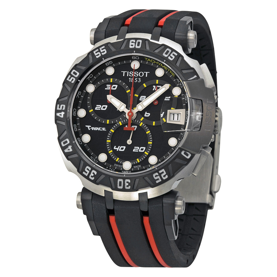 Tissot T0924172705100 Imitation Swiss Automatic Silver Case Black Face Dive Watch
