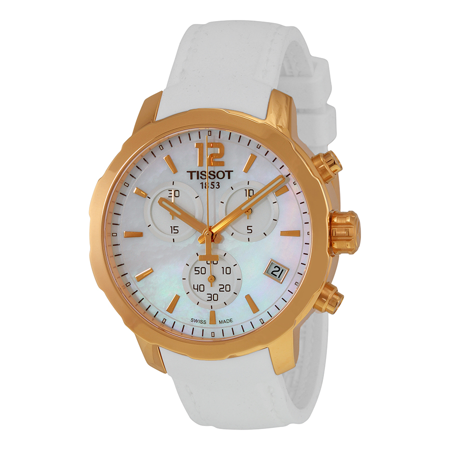 Tissot Classic Gold-Tone Chronograph Gold-Plated Case Stainless Steel Watch