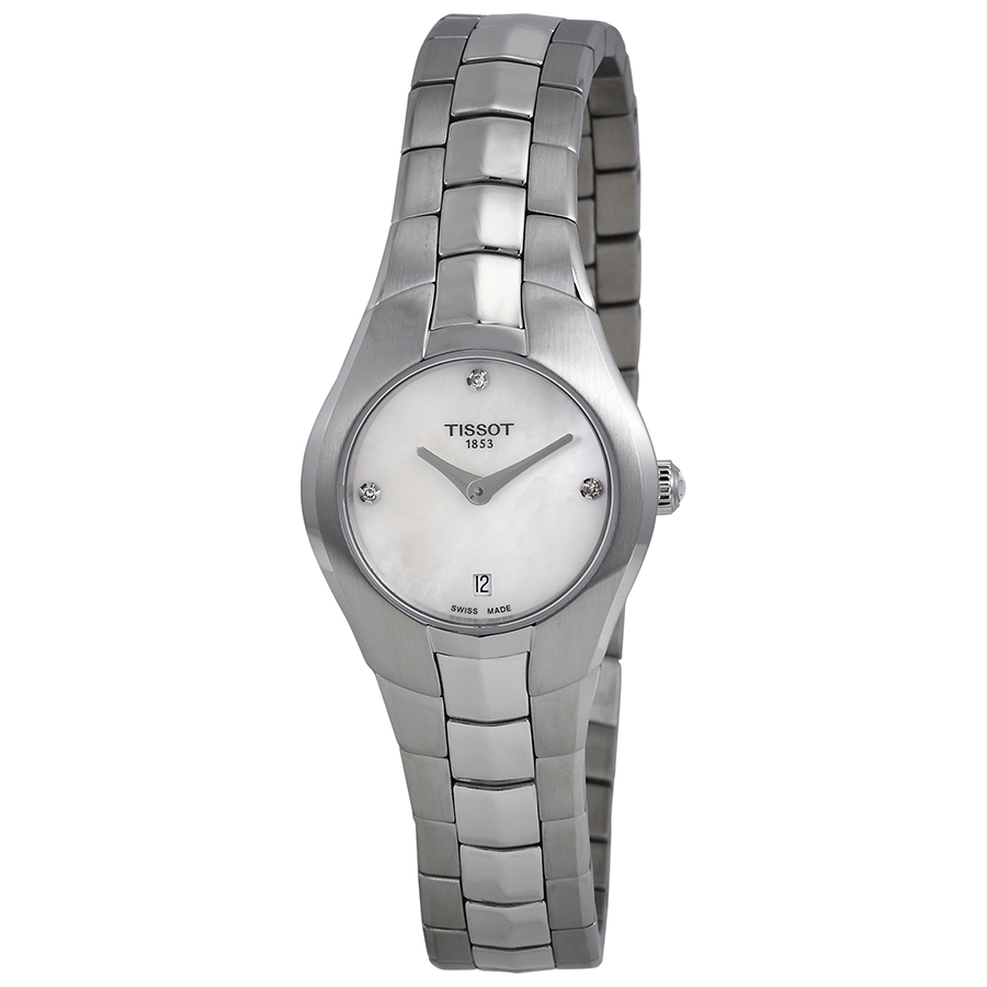 Tissot Ladies Watch with Mother of Pearl Dial and Diamond Hour Markers