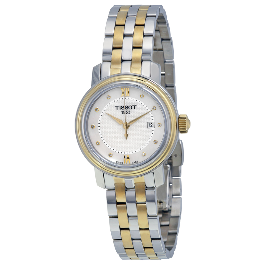 Tissot T097.010.22.116.00: Elegant Lady's Watch - Swiss Automatic, Stainless Steel, Black Dial
