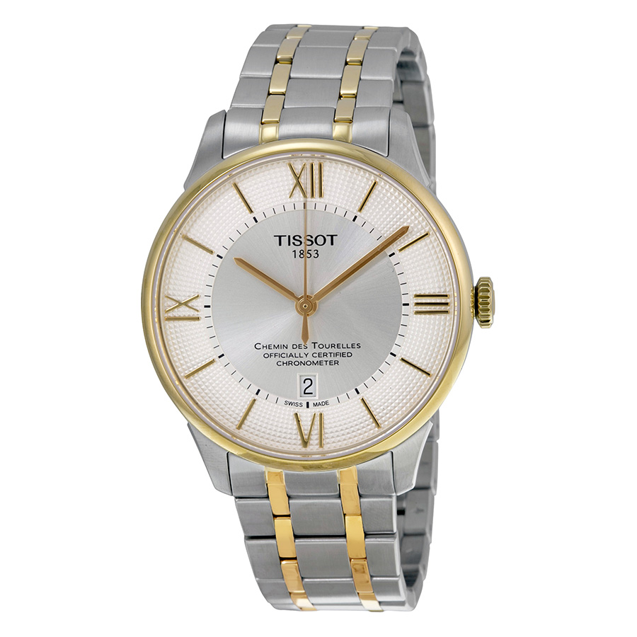 Tissot Gentleman's Chronograph Automatic Black Face Water Resistant 40mm Watch