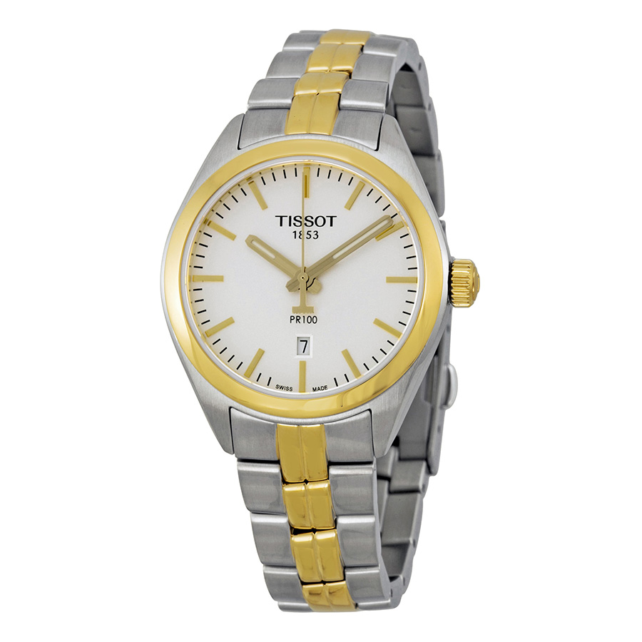 Tissot T1012102203100 Imitation Stainless Steel Swiss Chronograph Silver Face Watch
