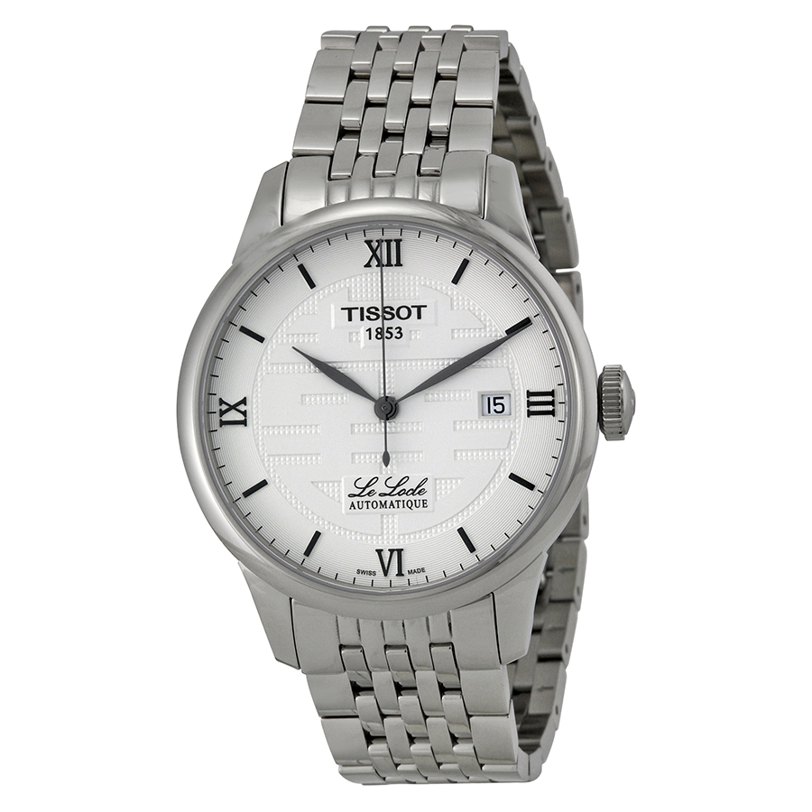 Replica Tissot T41183350: Sleek Silver Chronograph with Blue Sunray Dial Watch