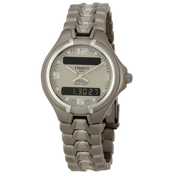 Tissot Analog Digital Hybrid Watch with Silver-Tone Case & Bracelet